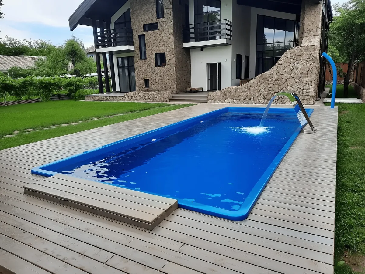 Композитный бассейн Laguna 9 — вид сверху в Коломне