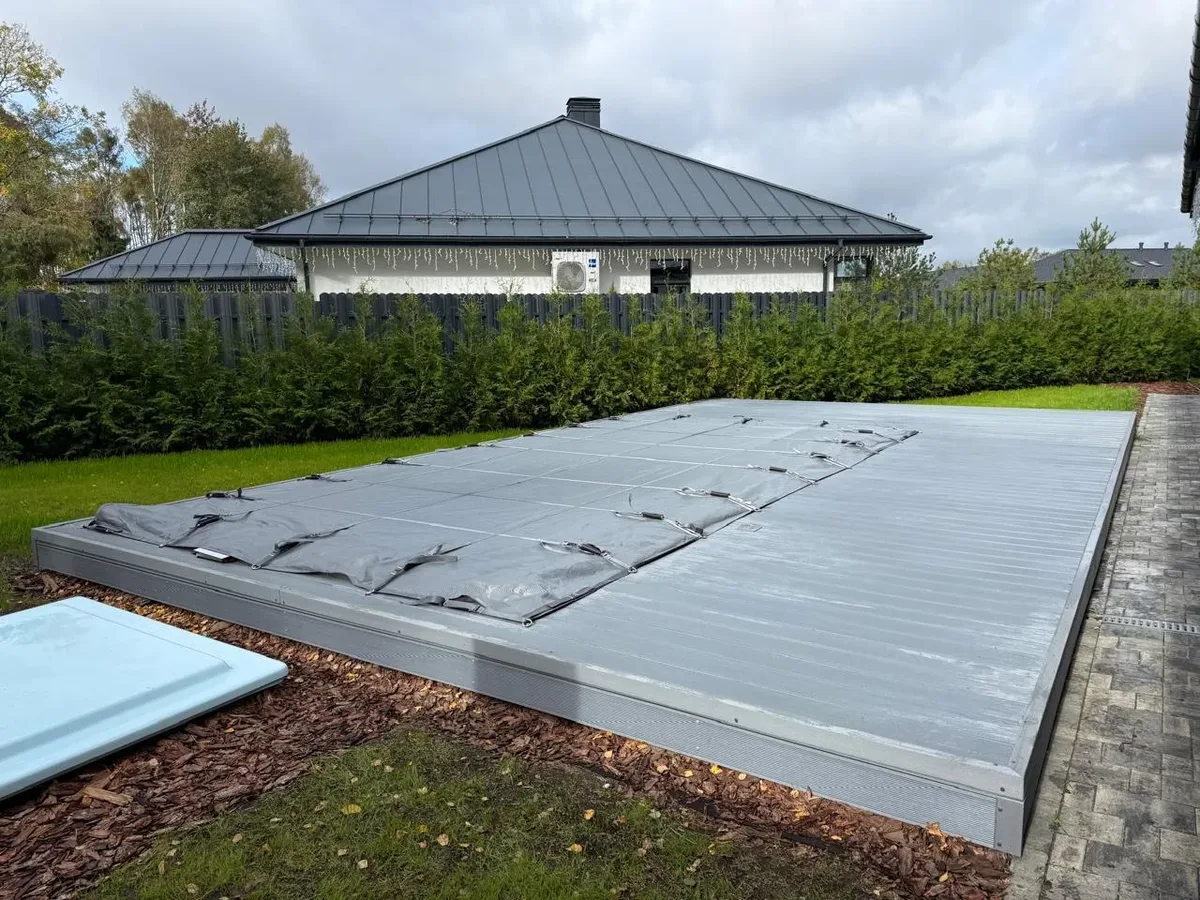 Покрывало Laguna Cover Mesh — установка в Коломне