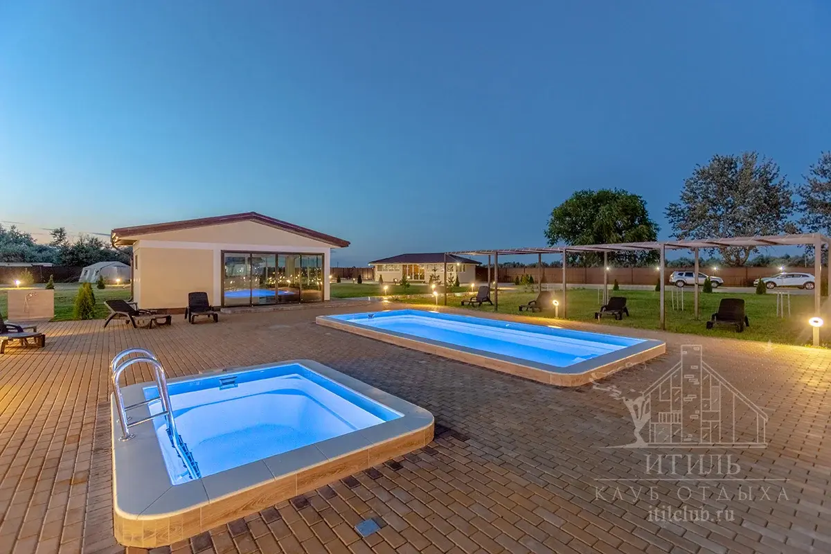 Композитная купель Laguna 3 — установка в Коломне