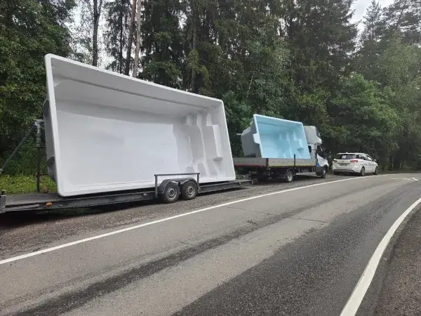 Доставка бассейна в Коломне